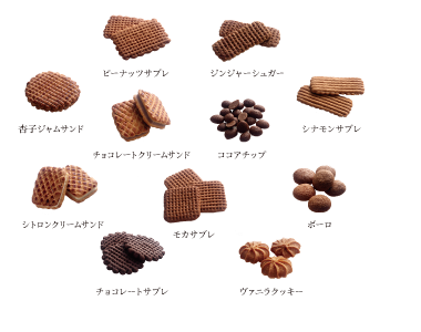 クッキーの種類
